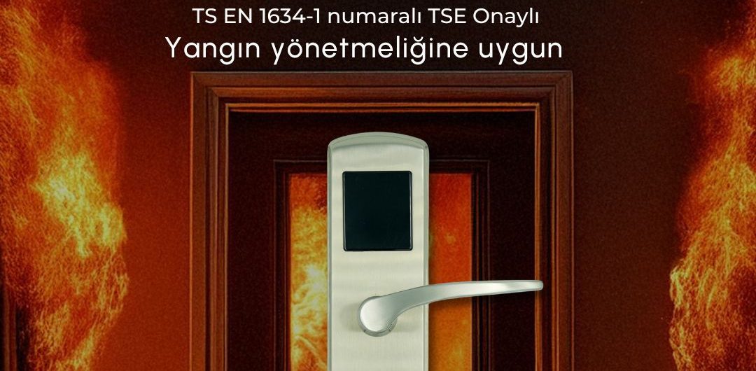 TSE 1634 Uyumlu Yangına Dayanıklı Kartlı Kapı Kilidi | Telcom Teknoloji